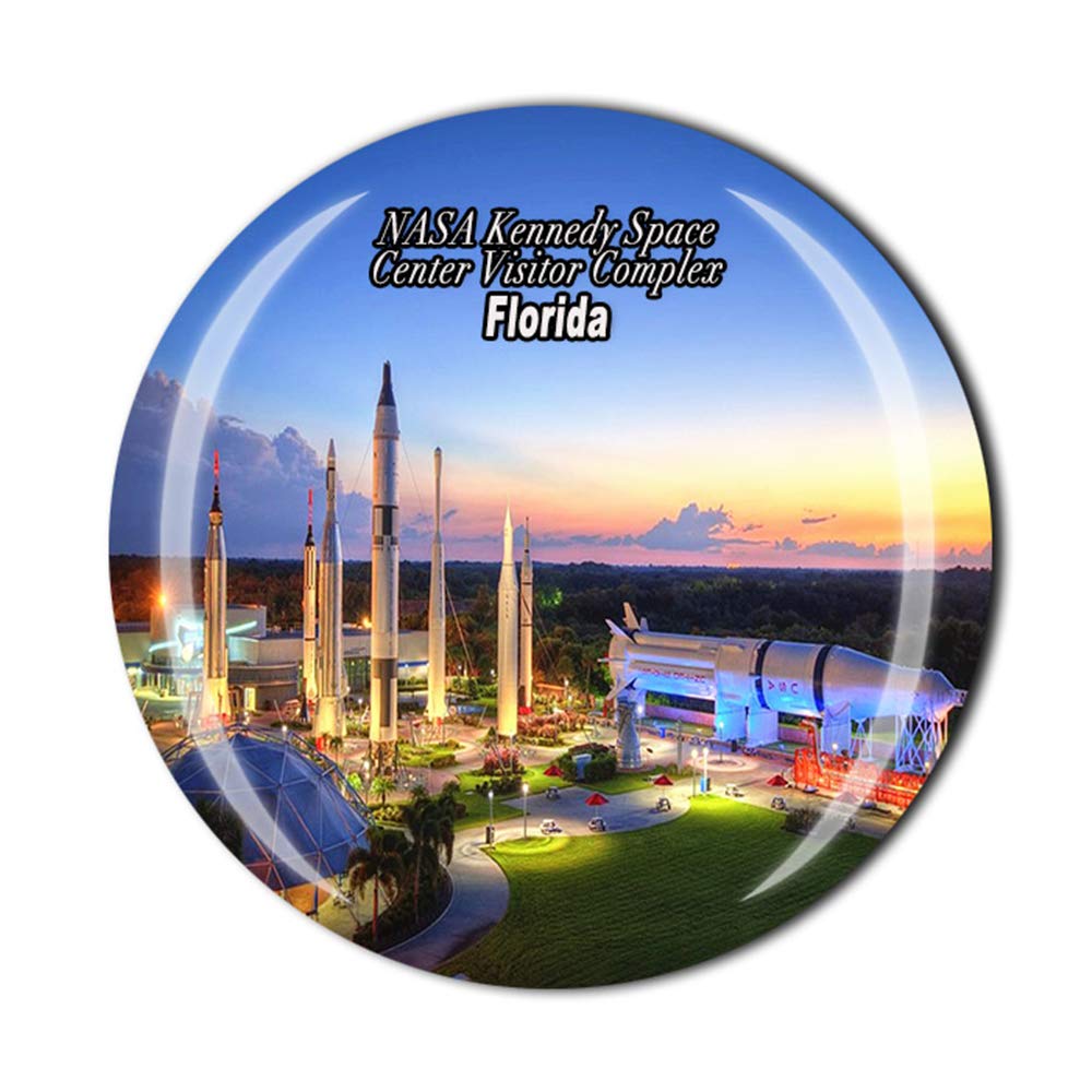 NASA Kennedy Space Center Visitor Complex Merritt Island Florida USA Fridge Magnet Souvenir Gift