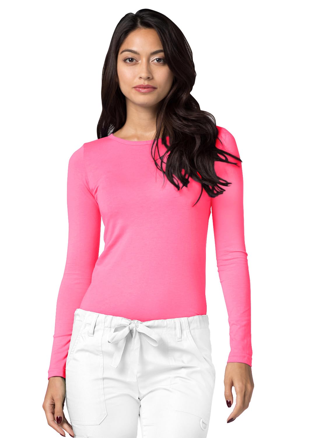 Adar Underscrubs dla kobiet 3-pak - koszulka z długim rękawem Underscrub Comfort