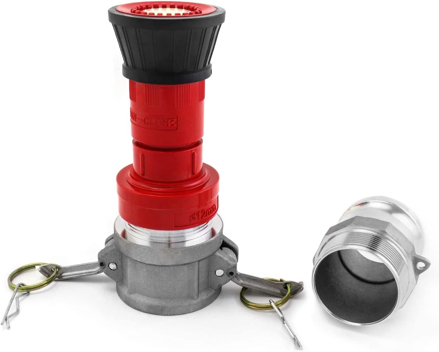 Fire Hose Nozzle 11/2" NPSH/NPT Heavy Duty Industrial Fire Equipment