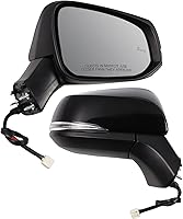 Vista 7 de Marretoo Conjunto de espejo lateral para Toyota RAV4, lado del pasajero, 2019, 2020, 2021, 2022, 2023, 2024, potencia, calentado, señal de giro, BSM