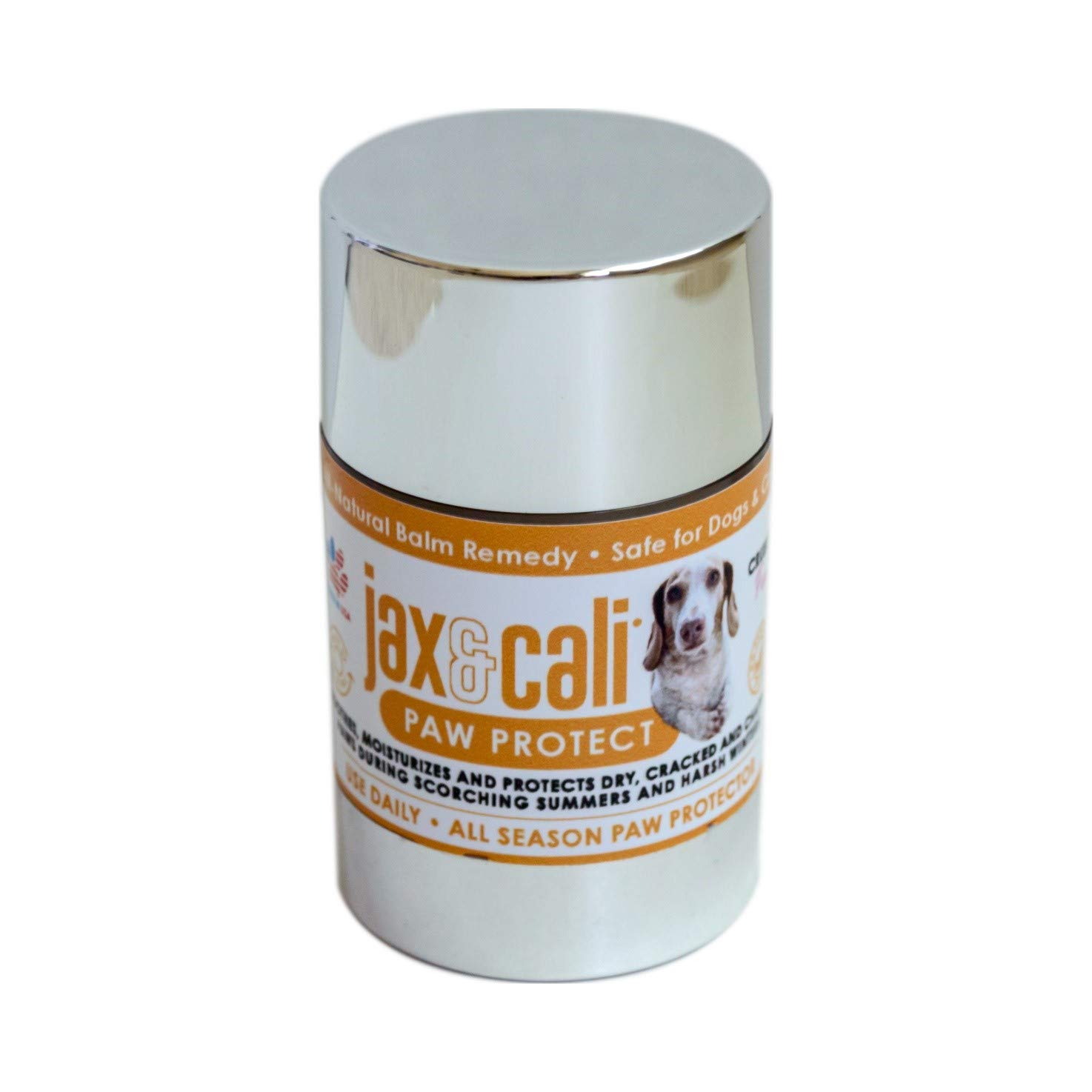 JAX & CALIPaw Protect, All-Natural Paw Protecting Balm for Dogs and Cats, Soothes, Moisturizes and Protects Dry Cracked Paws During Scorching Summers and Harsh Winters