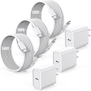 Sponsored Ad - Fast Charger for iPhone 17/16/15 Charger,10FT Extra Long Fast Charging 3Pack Block USB-C to USB C Fast Char...
