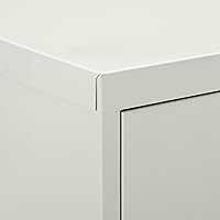 Vista 5 de Lorell Archivo vertical de 4 cajones con cerradura, 15 x 26-12 x 52 pulgadas, gris claro