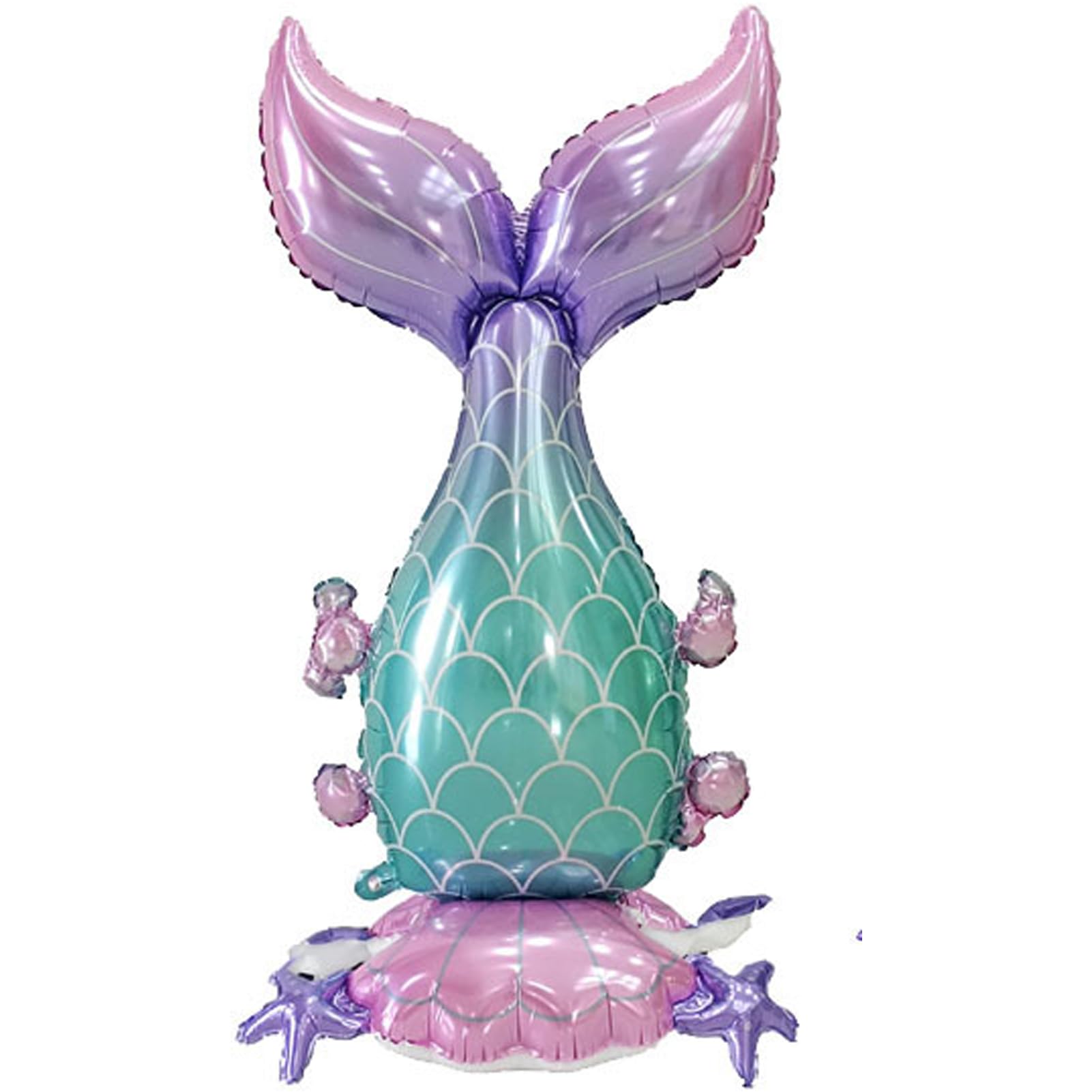 Huge Standing Mermaid Balloons for The Sea Party Decoration Baby Shower Birthday Supplies Mermaids Party Decor, 60inch