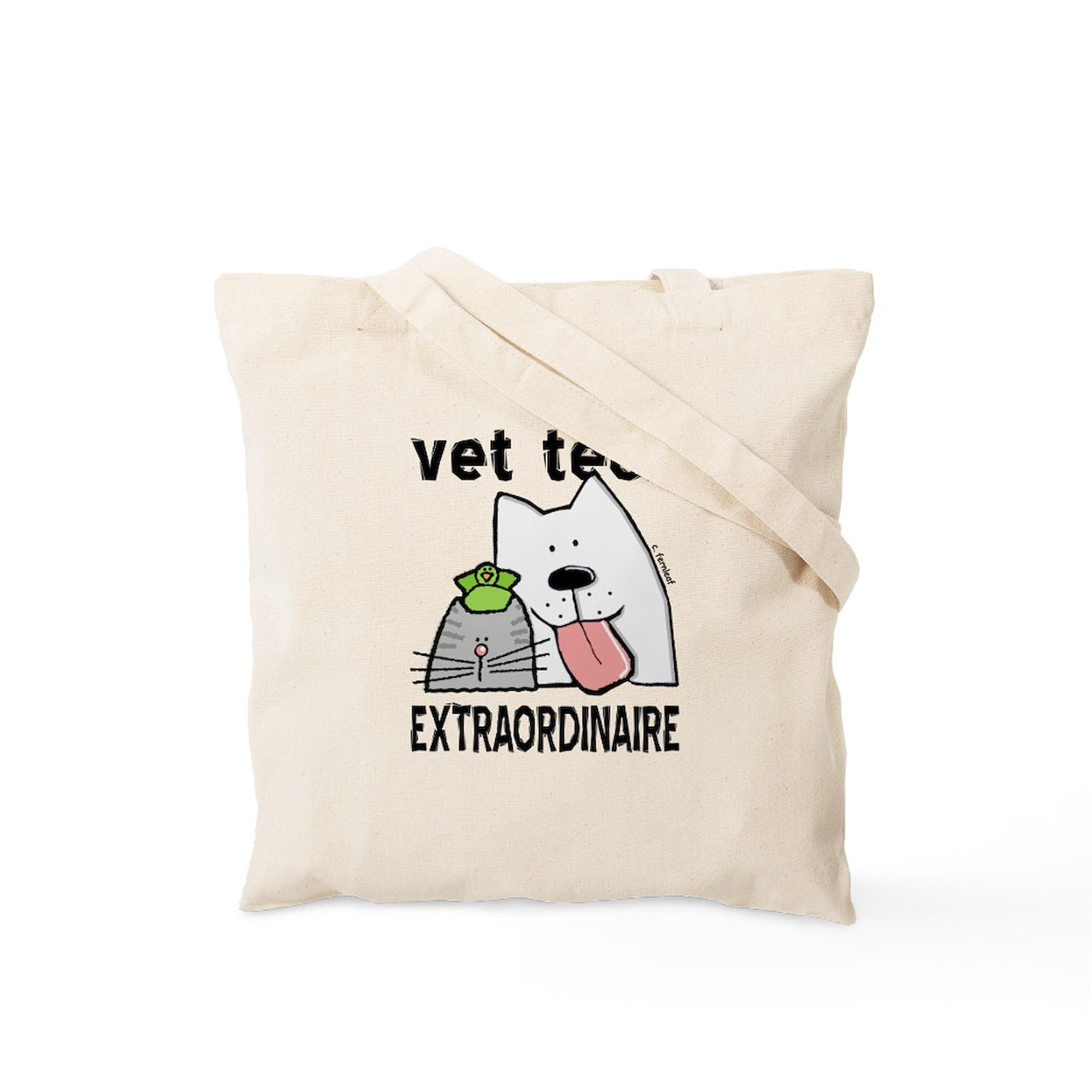 CafePress Veterinarian Extraordinaire Tote Bag - Natural Canvas Reusable Shopping Bag