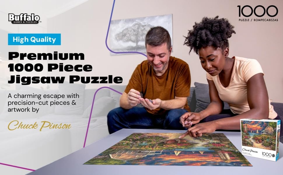 Buffalo Games Peace After The Storm 1000 Piece Puzzle - Chuck Pinson Art, 26.75x19.75 Inches - View #6