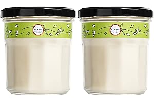 All Natural Candles: 7.2 oz Lemon Verbena Scented Soy Candles In A...