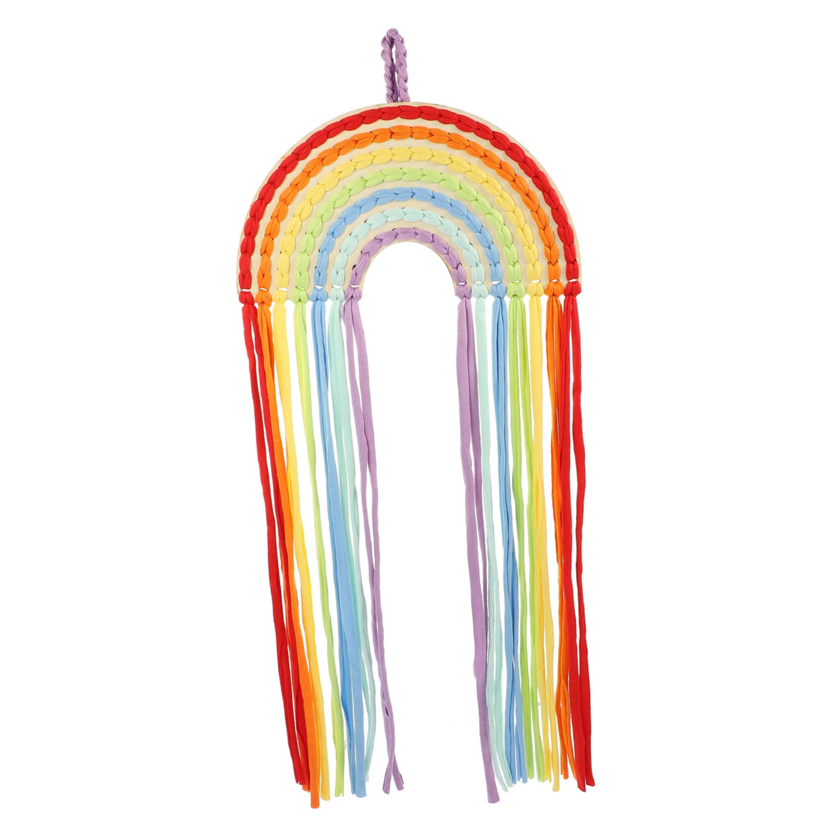 VANZACK Rainbow Hair Clip Holder Bow Organizer for Wall Hanging Storage Decoration for Hair Accessories for Bedroom Nursery Decor Non Fading Design