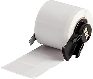 Brady Self-Laminating Vinyl Wrap Around Wire and Cable Labels for M610, M611, M710, BMP61, and BMP71 Printers - 1.5" x 1". M6-31-427