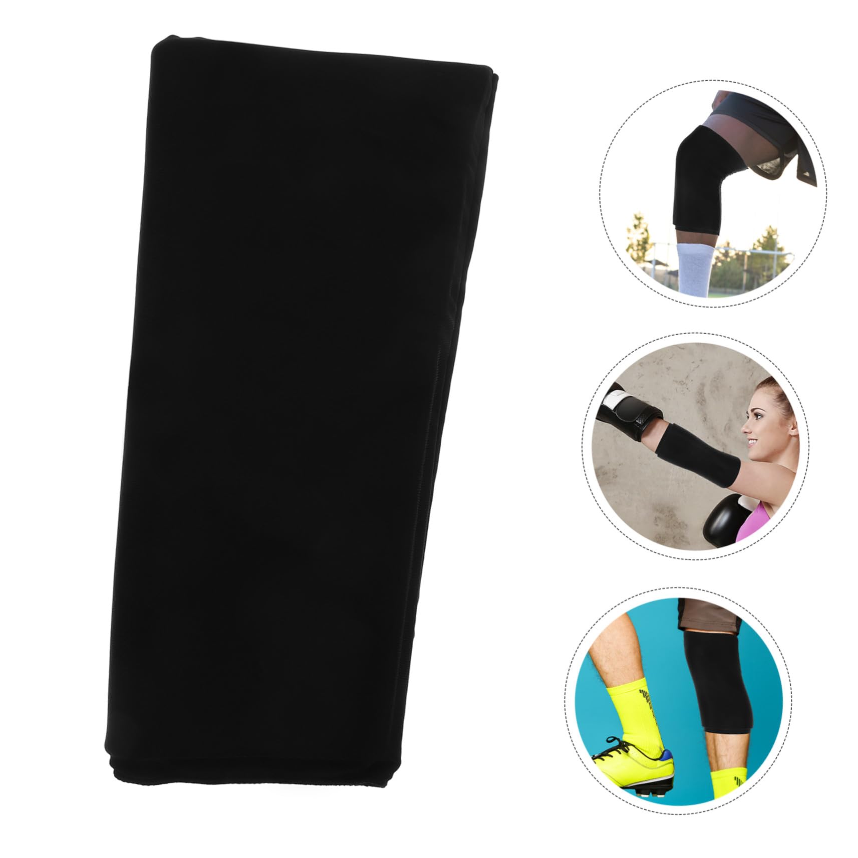 ULTECHNOVO Manchon D’avant-bras de Compression Noir en Gel, Unisexe