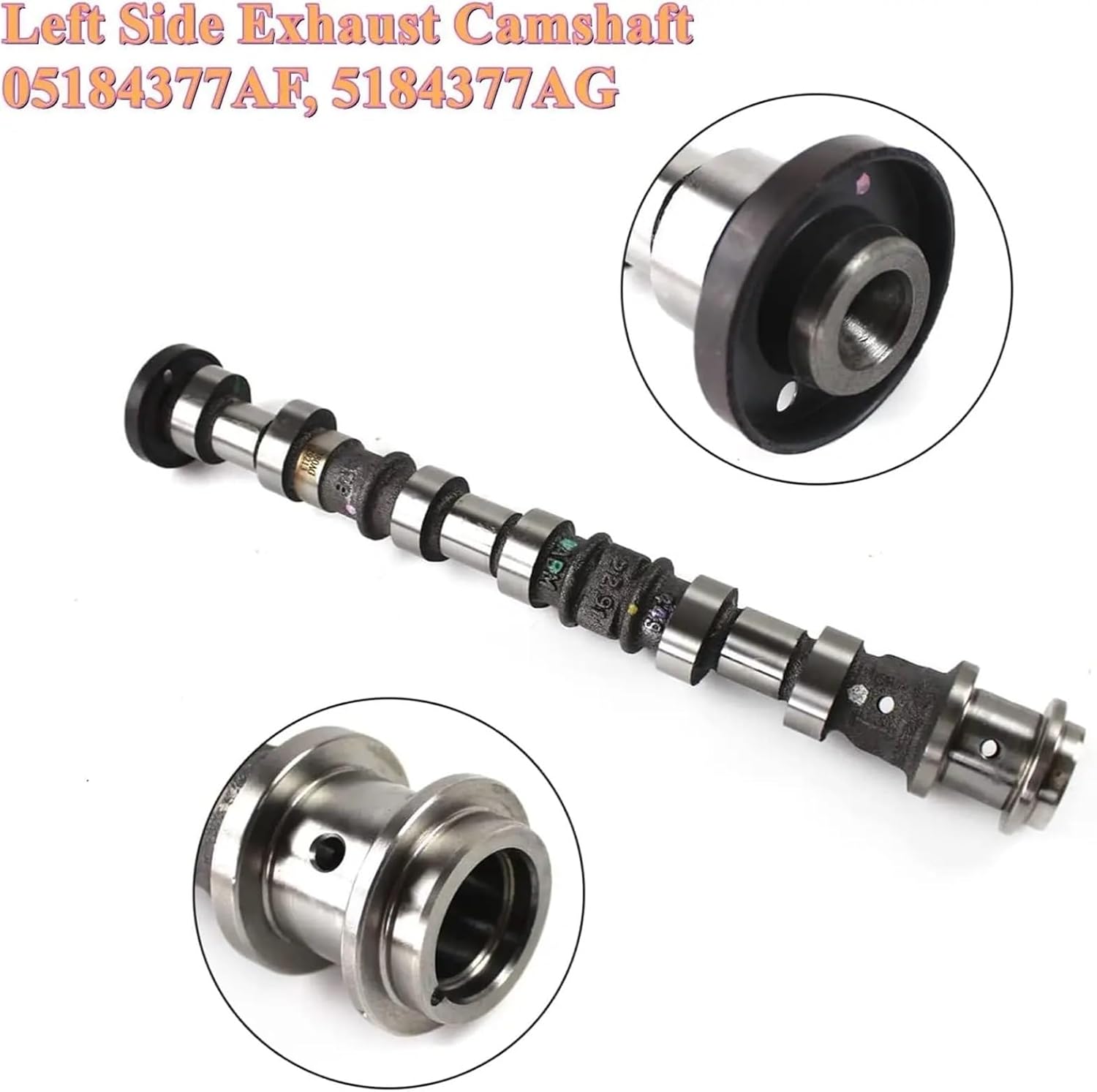 4pc/Set Camshafts Rockers Lifters Kit Compatible with 2011-2016 Compatible with Jeep Compatible with Dodge Compatible with RAM 3.6L V6 Engine Parts 5184377AG 5184378AG 5184379AG 5184380AG