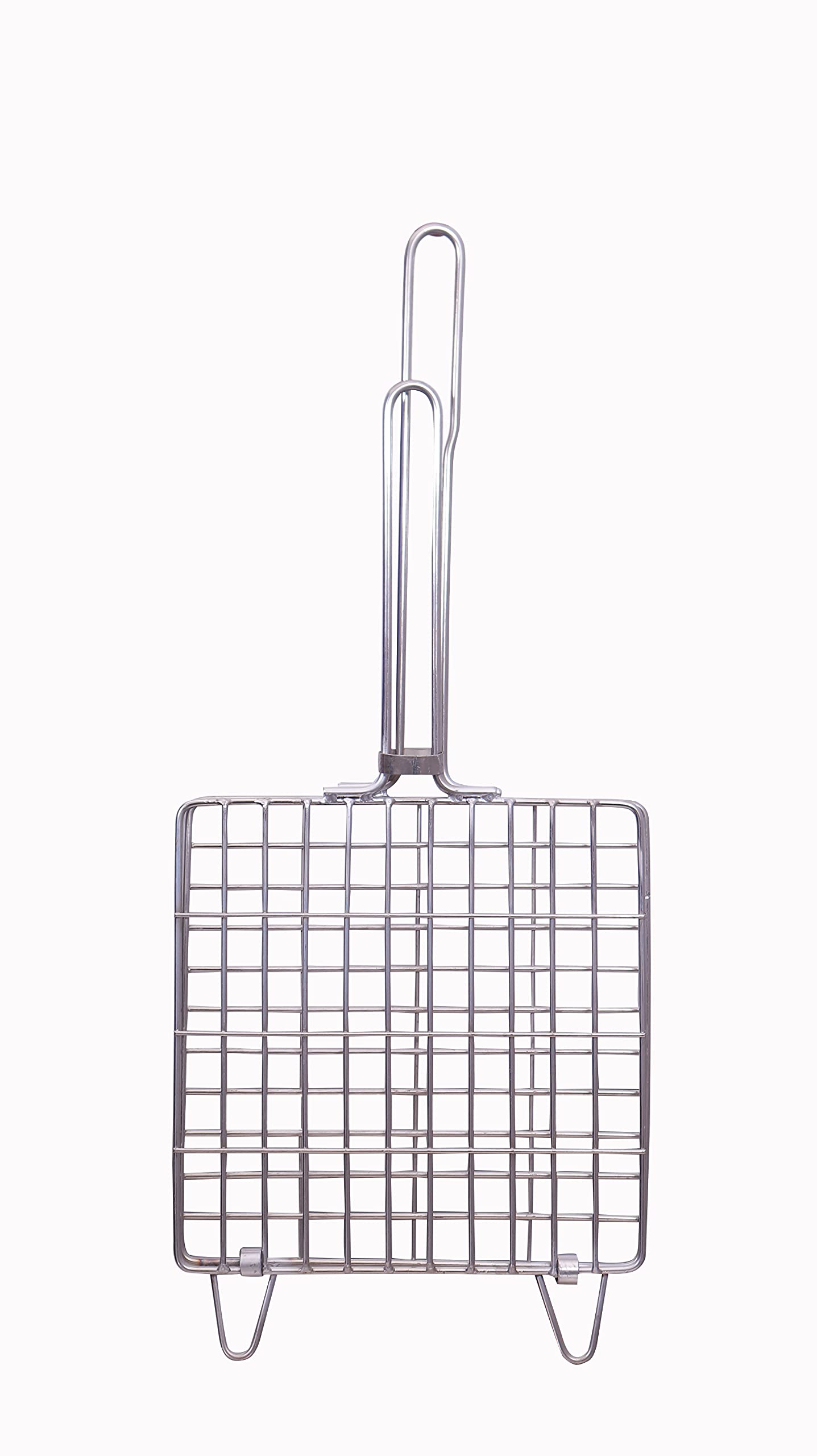 Malabar 13"x13" Al Faham Portable Barbecue BBQ Grill Net, Roast Grilling Tray Made with Highly Durable Stainless Steel. (13"x13") - Image 3 thumbnail