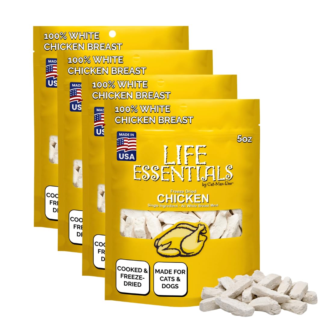 CATMANDOO Dried Chicken Pet Treat 5oz 4pk