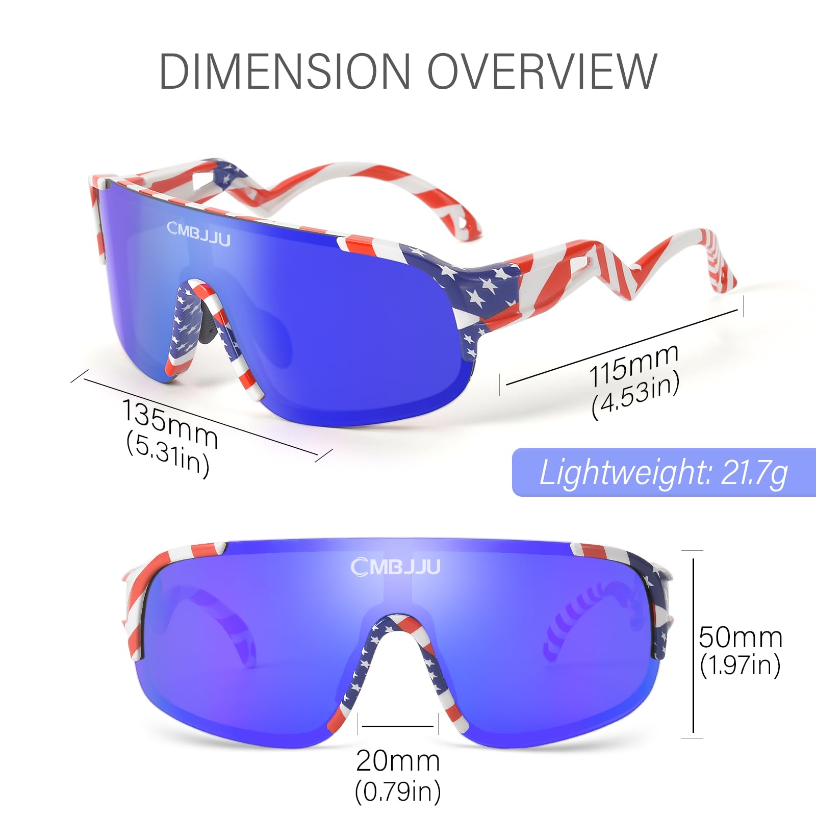 Kinder-Sonnenbrille, Jugend-Baseballbrille für Jungen und Mädchen, Alter 6–14, Sport-UV-Schutzbrille