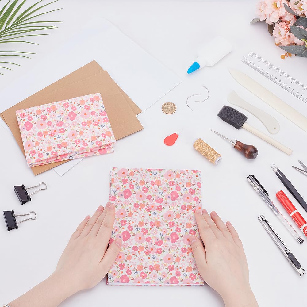 WEBEEDY Kit per rilegatrice fai da te per principianti, 56 pezzi, kit completo per la creazione di libri con ago per rilegatura, strumento pieghevole per carta, filo cerato, punteruolo per forniture