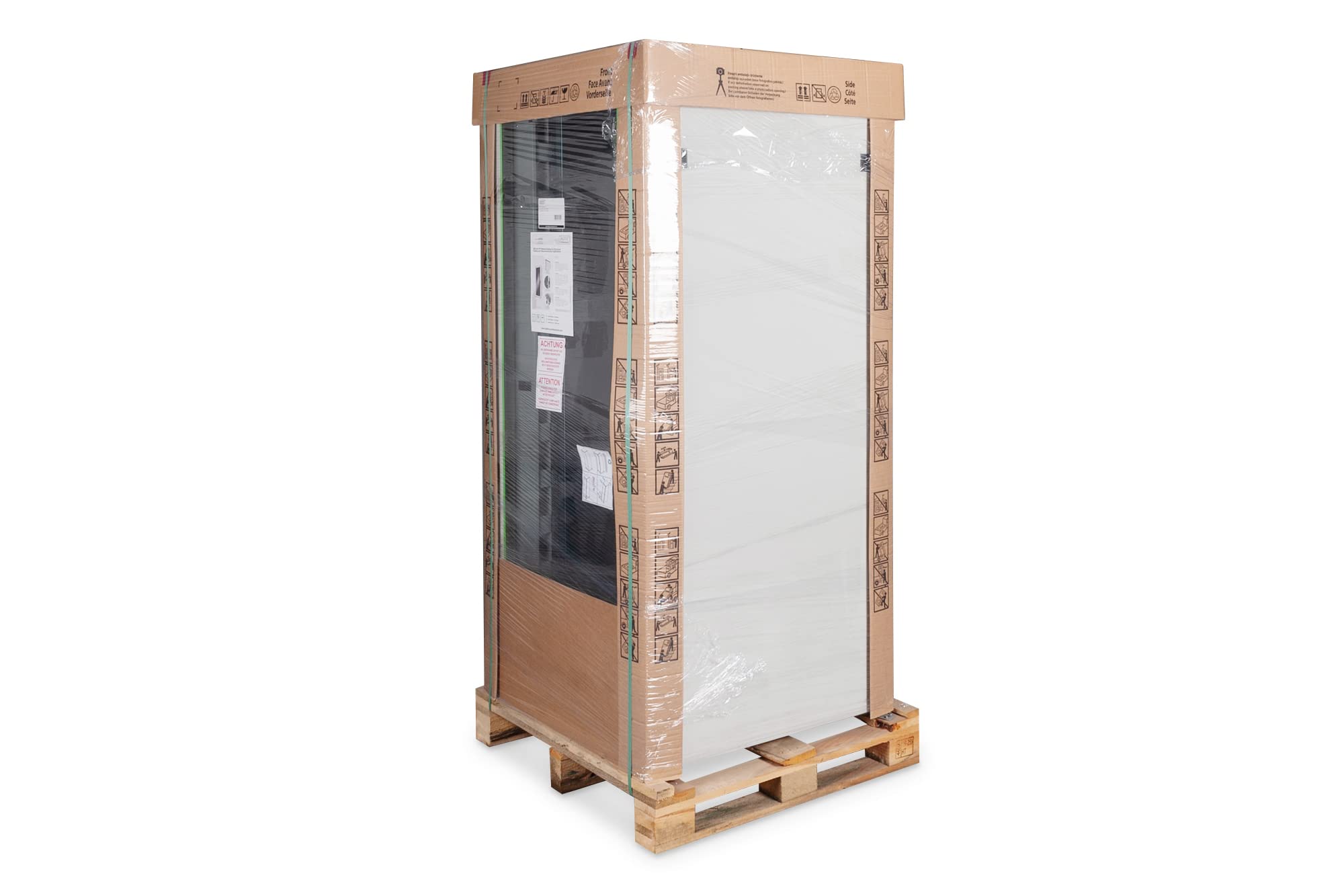 DIGITUS Armadio di rete – Rack da 19 pollici – 36U – 60x80 cm – Profondità utile 74,3 cm – Portata 1200 kg – Autoportante – Porta in vetro – Grado di protezione IP20 – Serie Unique – Nero