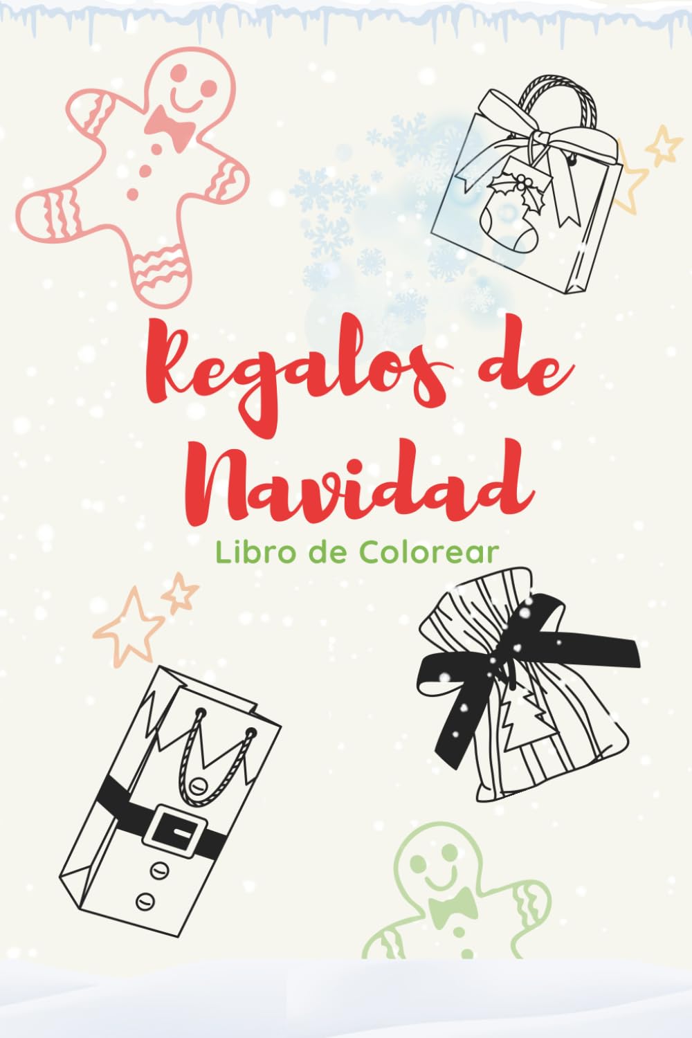 Regalos De Navidad: Libro de colorear