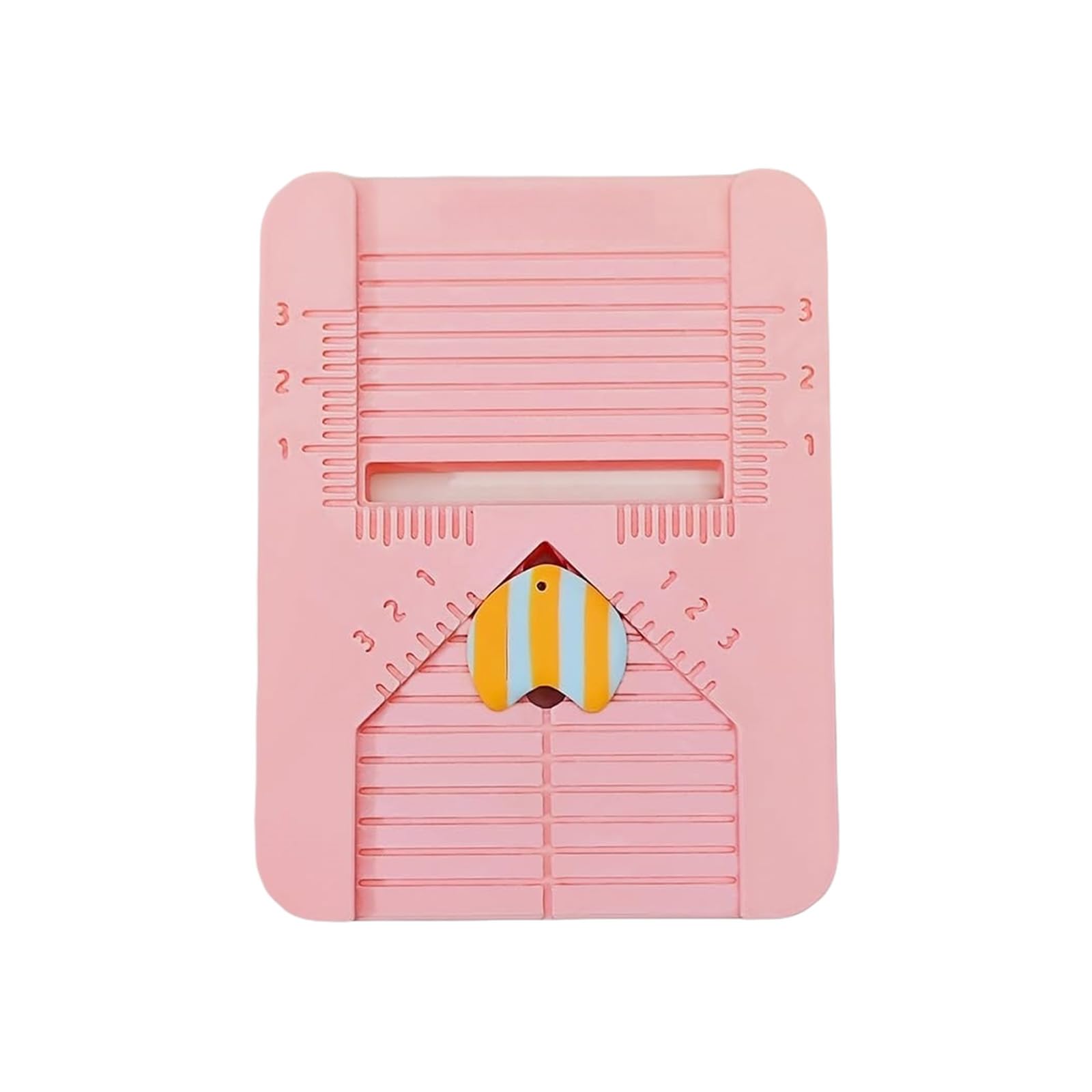 Msioytog Printed Craft Tool for Efficient Earring Drilling Zone Positioning Board with Calibration Lines for Jewelry Making Clay Crafting Alignment Template