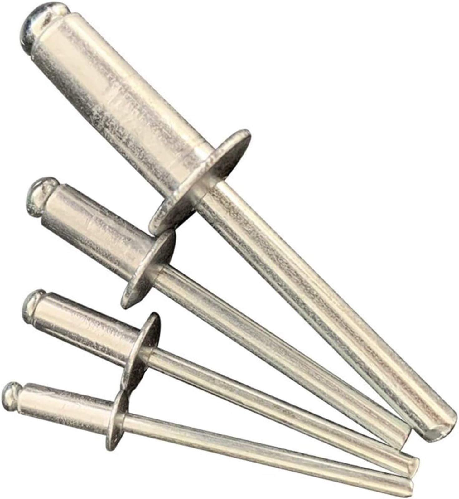 Remaches de sujeción Nutsert, tornillos, sujetadores, tornillos, tuercas, remaches, remaches ciegos de aluminio, decoración de uñas, muebles, kit de montaje de remaches especiales, 100 piezas, robusto
