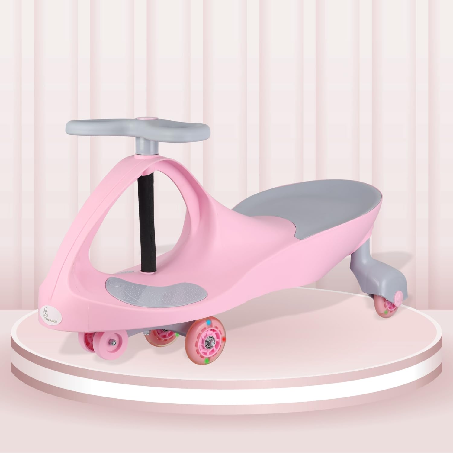 R for Rabbit Iya Iya Ace Kids Swing Car, Scratch Free PU Wheels, Ride on Magic Toys Car for Kids, Magic Twister Car for 3+ Years Boys & Girls, 50 Kgs Weight Capacity (Pink) (B0BHWKGB3X) Amazon Price History, Amazon Price Tracker