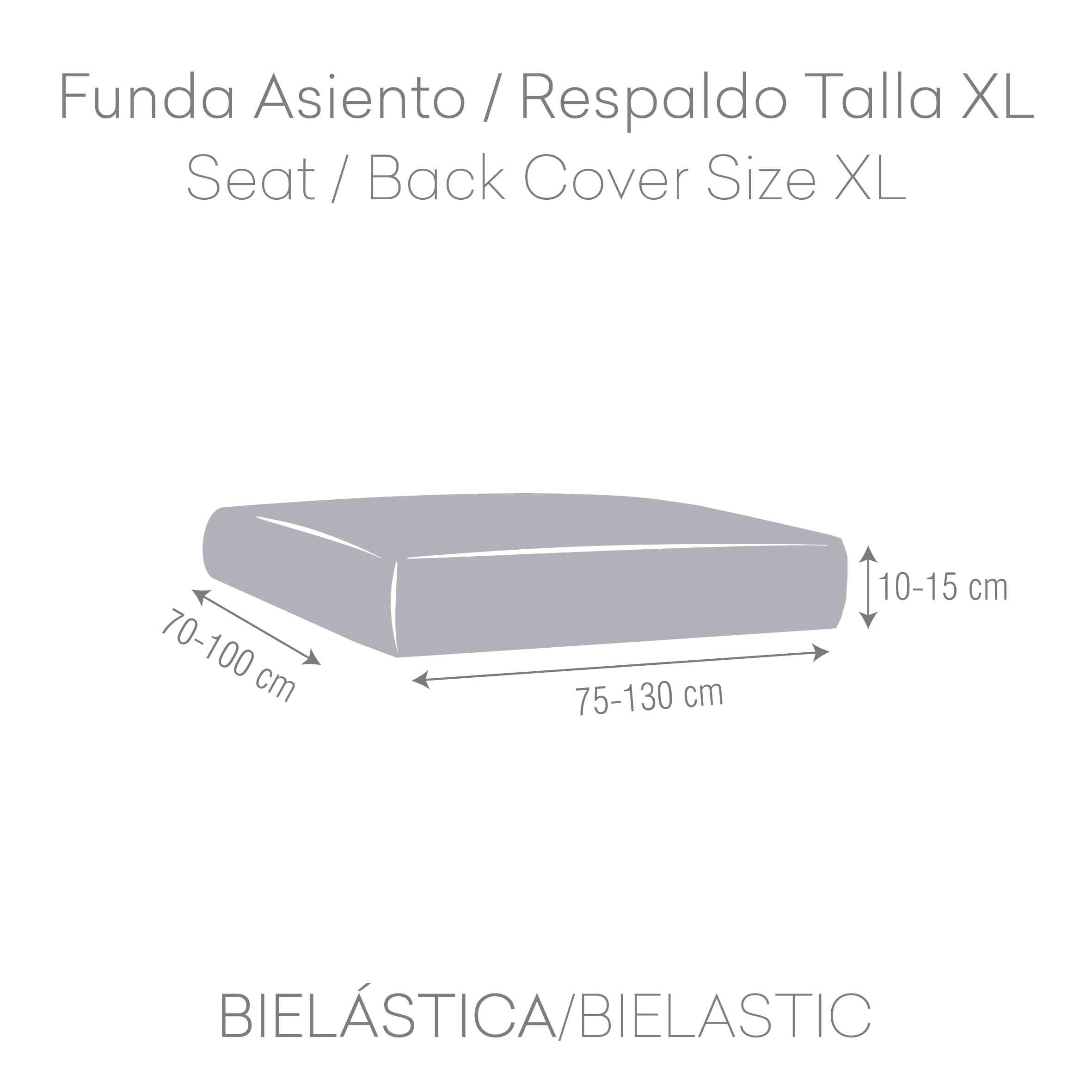 AlexandreHouse BRONX SOFA COVER SIZE XL SEAT/BACK C/03_FASE5, Multicoloured - Image 3