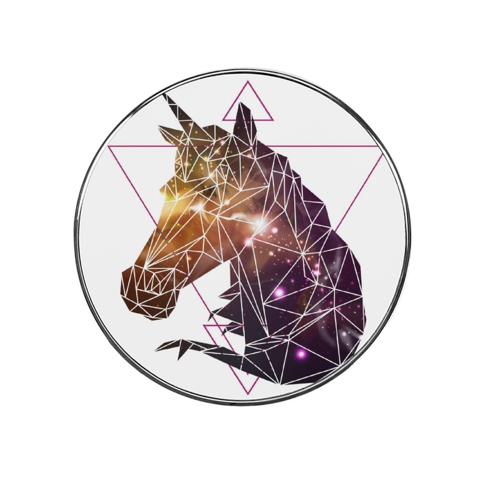 Glowing Unicorn Alloy Fridge Magnet For Office Cabinet Refrigerator Whiteboard Photo