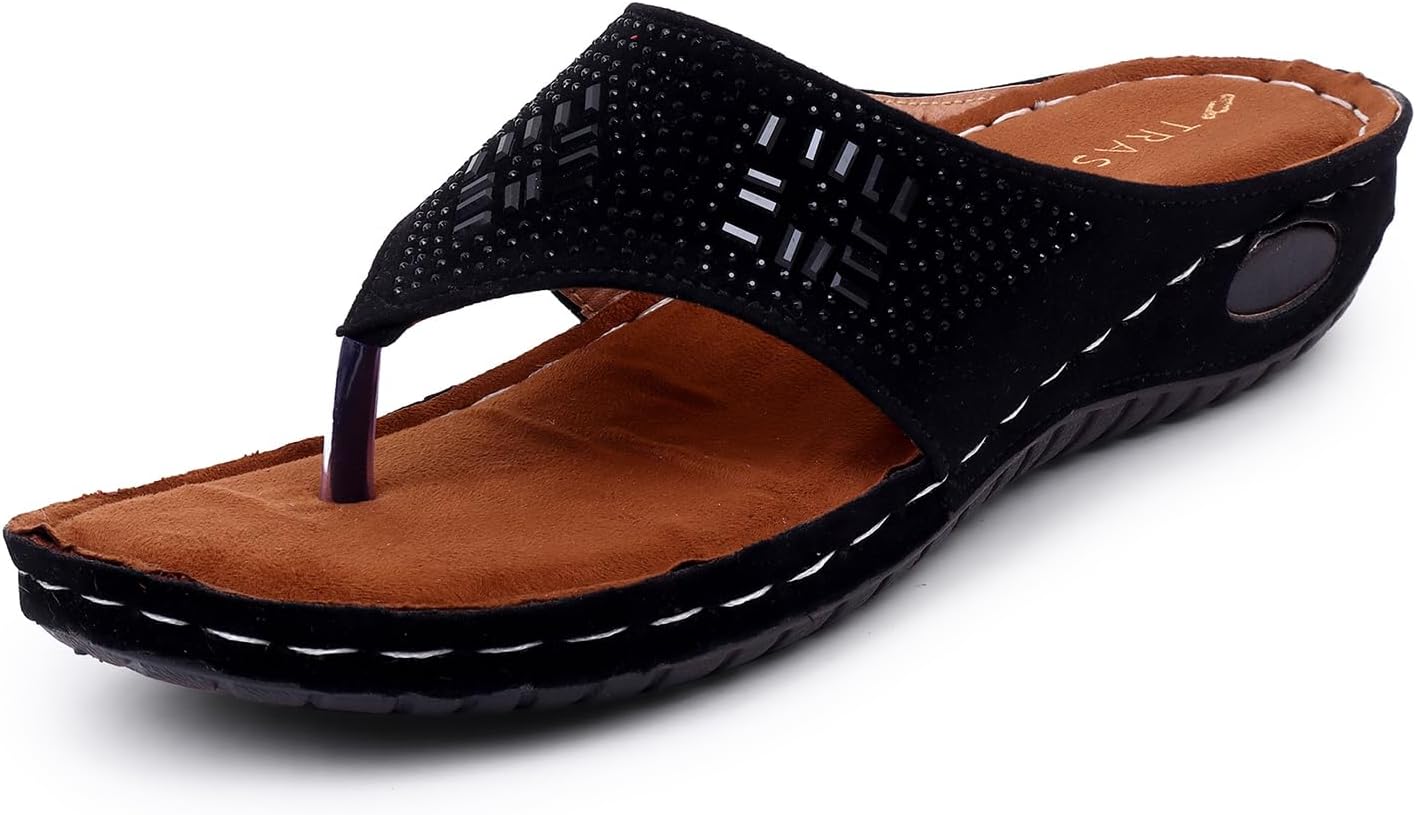 Women's Fashion Slippers | Doctor Ortho Soft & Comfortable Slip-Ons for Women & Girls | Lightweight & Stylish, Diabetic & Orthopedic Footwear, Good for Knee & Foot Pain