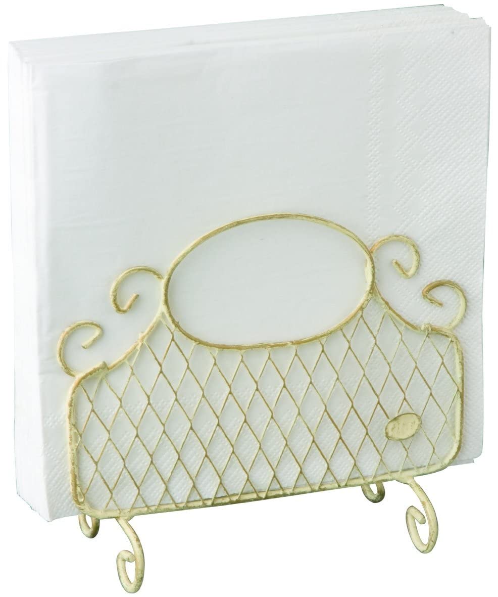 Portatovaglioli Oro In Acciaio Inox 2 Set | 11,9x10,2x3,8 Cm | Per Cena, Ristorante E Festa - 3