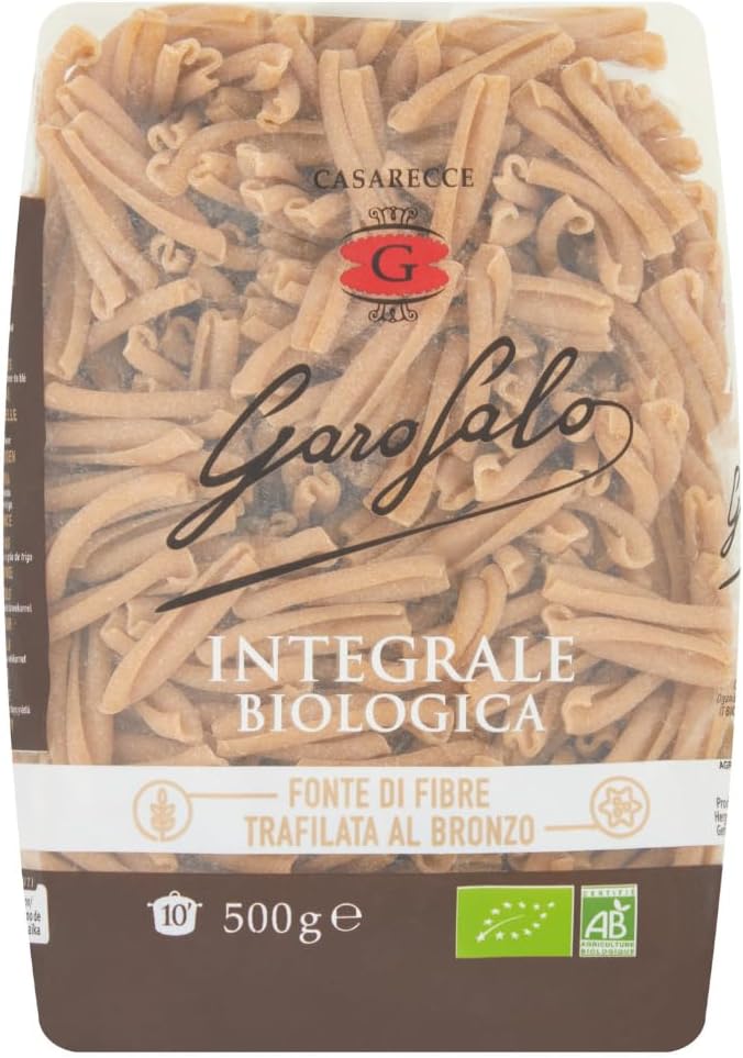 Wholewheat Organic Casarecce Italian Pasta, 500g (Pack of 1)