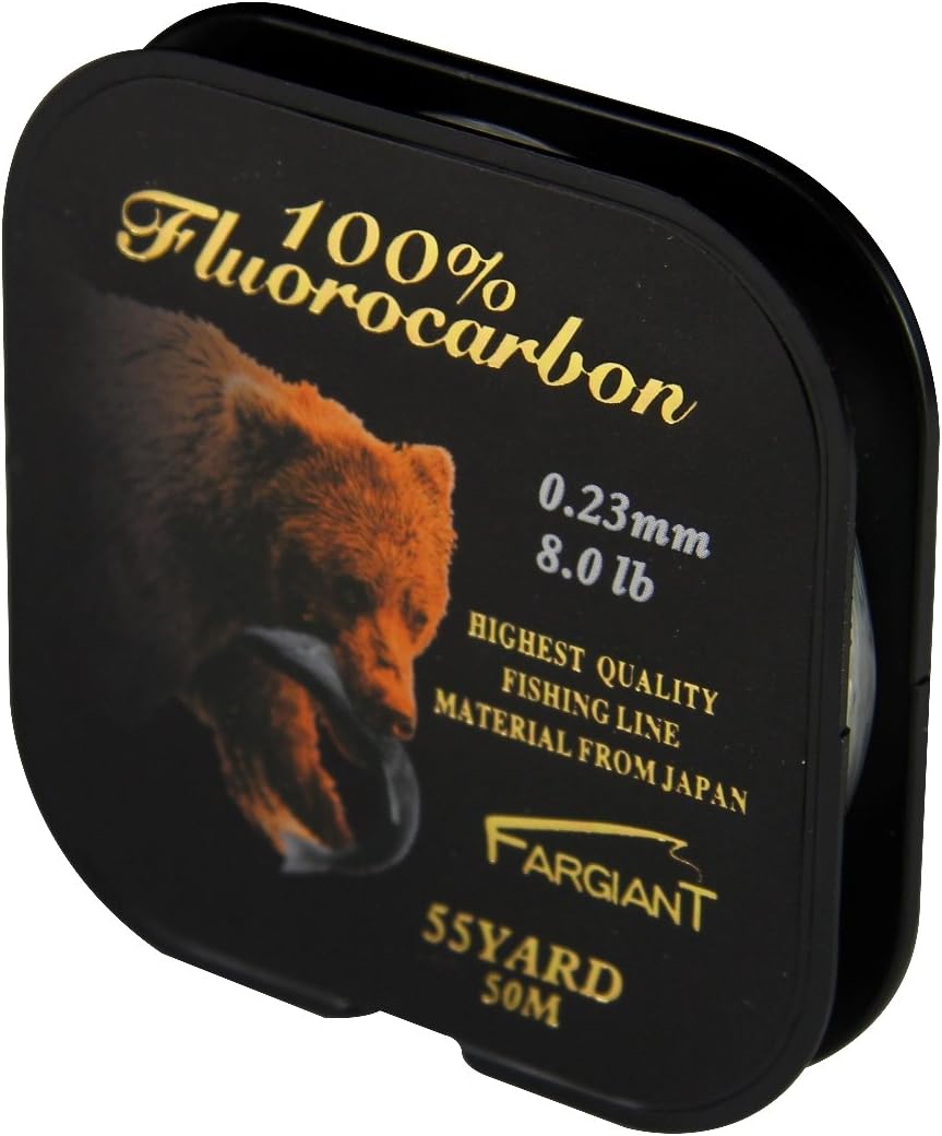 FARGIANT 100% Fluorocarbon Fishing line 55Yards
