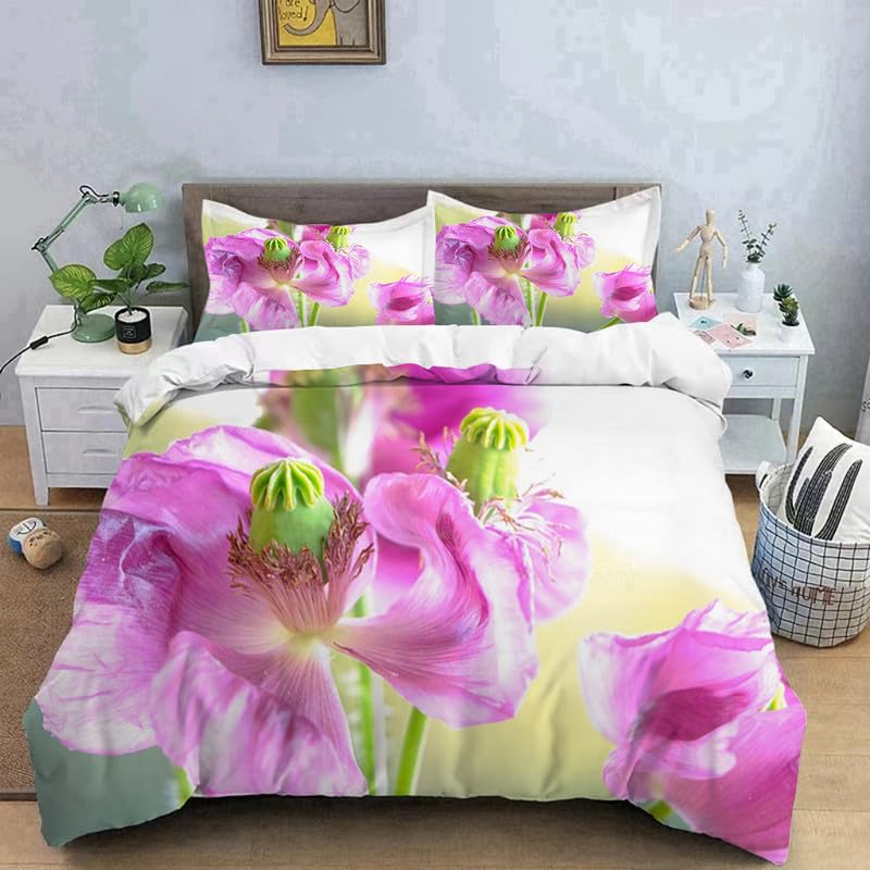 Cadeau Homme : Housse de Couette 240 x 260 Violette pour Décoration de Mariage