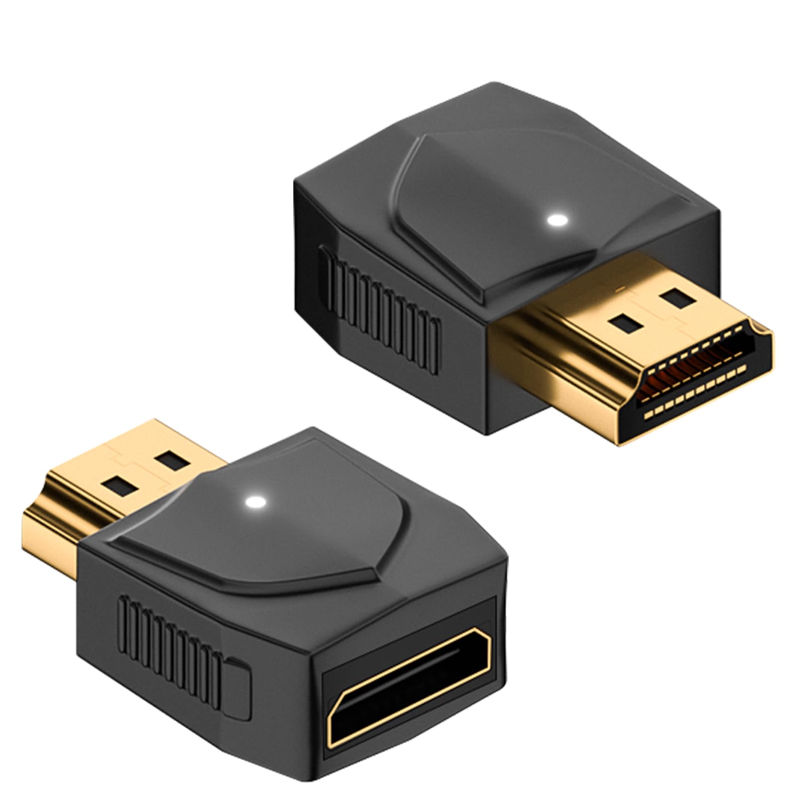 Duttek 8K HDMI to Mini HDMI Adapter, HDMI Male to Mini HDMI Female Adapter 48Gbps Support Dynamic HDR for 8K@60Hz, 4K@120Hz for HDTVs, PS5, laptops, Monitors, TV Boxes 2Pack