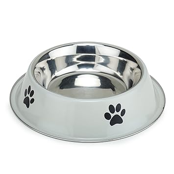 Lavi Stainless Steel Pet Bowl | Dog and Cat Feeding Bowl | Food Bowls for Dogs (Size-500ML)