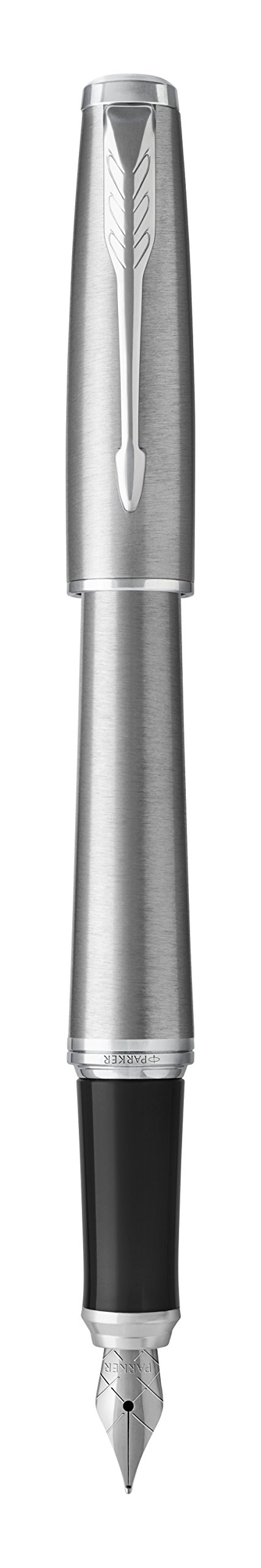 Parker (1975440 Urban Fountain Pen, Metro Metallic, Medium Nib with Blue Ink, Blister Pack, Metro metallic Chrome trim - Image 4