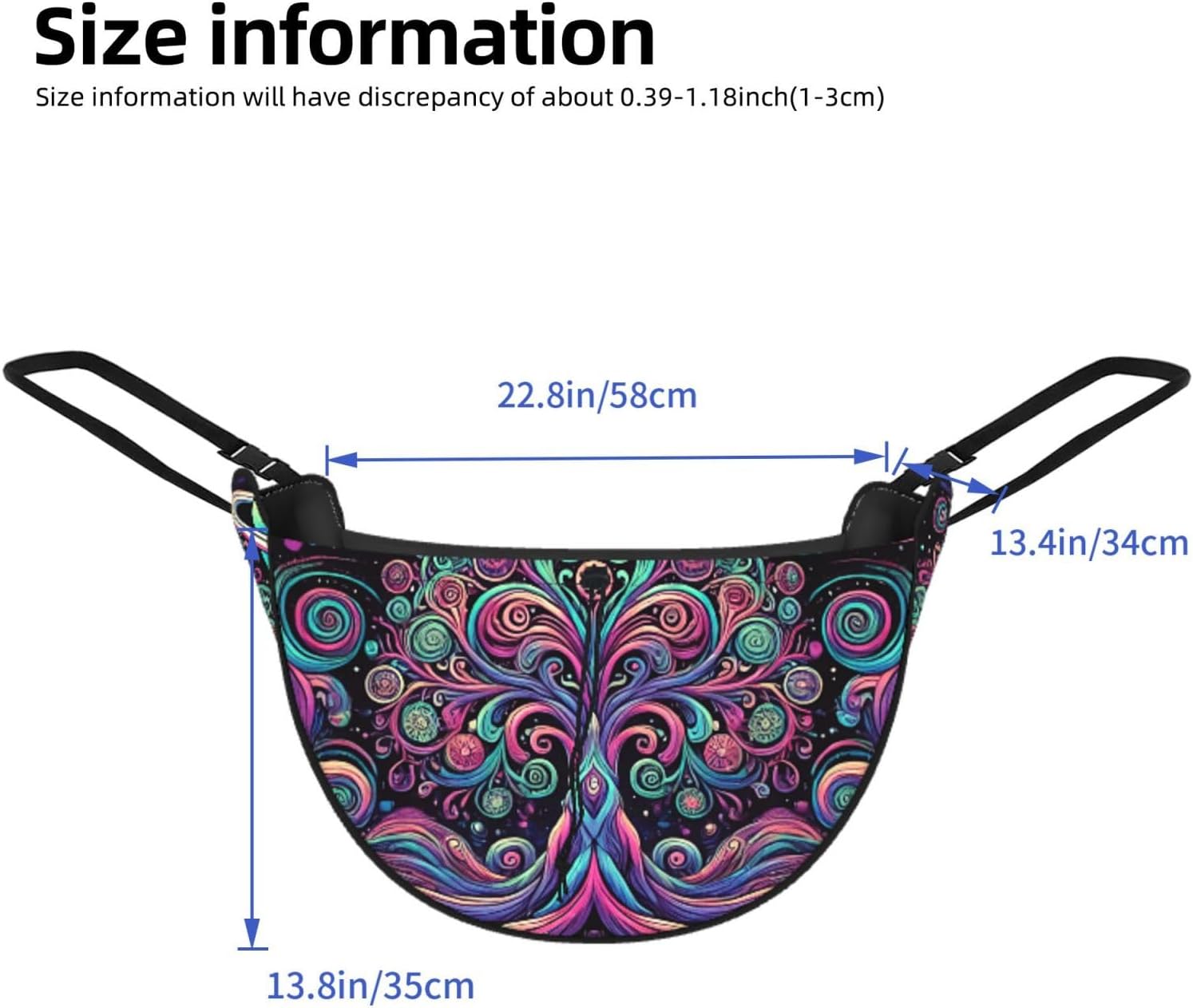 Augenstern Psychedelic-Tree-Of-Life Car Backseat Organizer Bag For Road Trips image 3