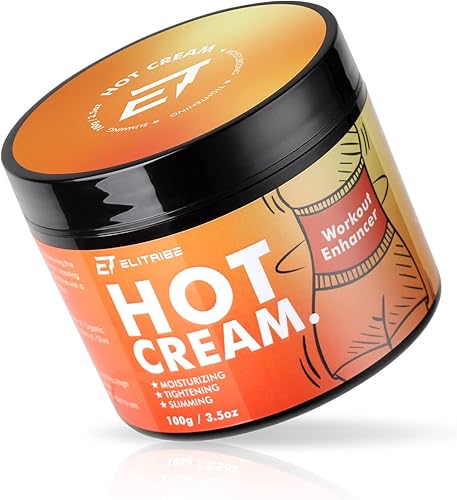 Hot Cream - Gel potenciador de entrenamiento para sudar, quema de grasa, celulitis y loción corporal reafirmante para todo tipo de piel, 3.5 onzas