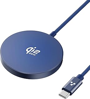Ambrane 25W Qi2.2 Magsafe Wireless Charger, Fastest Wireless Charging - Charge 50% in 30 mins, New Qi2.2 Certified Technol Price In India