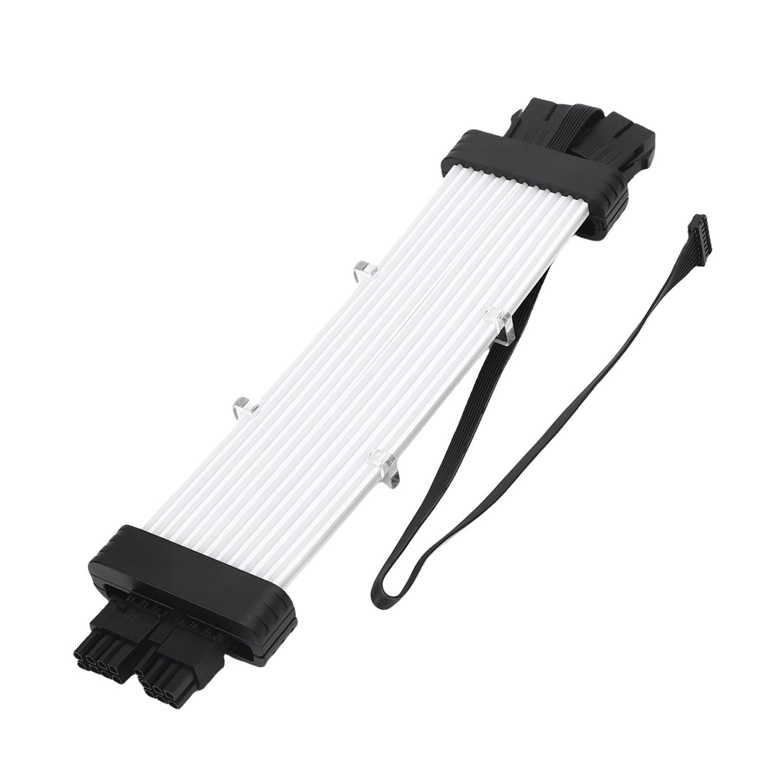 Topiky Cavo PSU ARGB 120 Perline Luminose 5V per Custodie di Computer Cavo di Alimentazione Al Neon con Effetto Luce Meteoritica per gli Appassionati di PC Materiale Siliconico (#2)