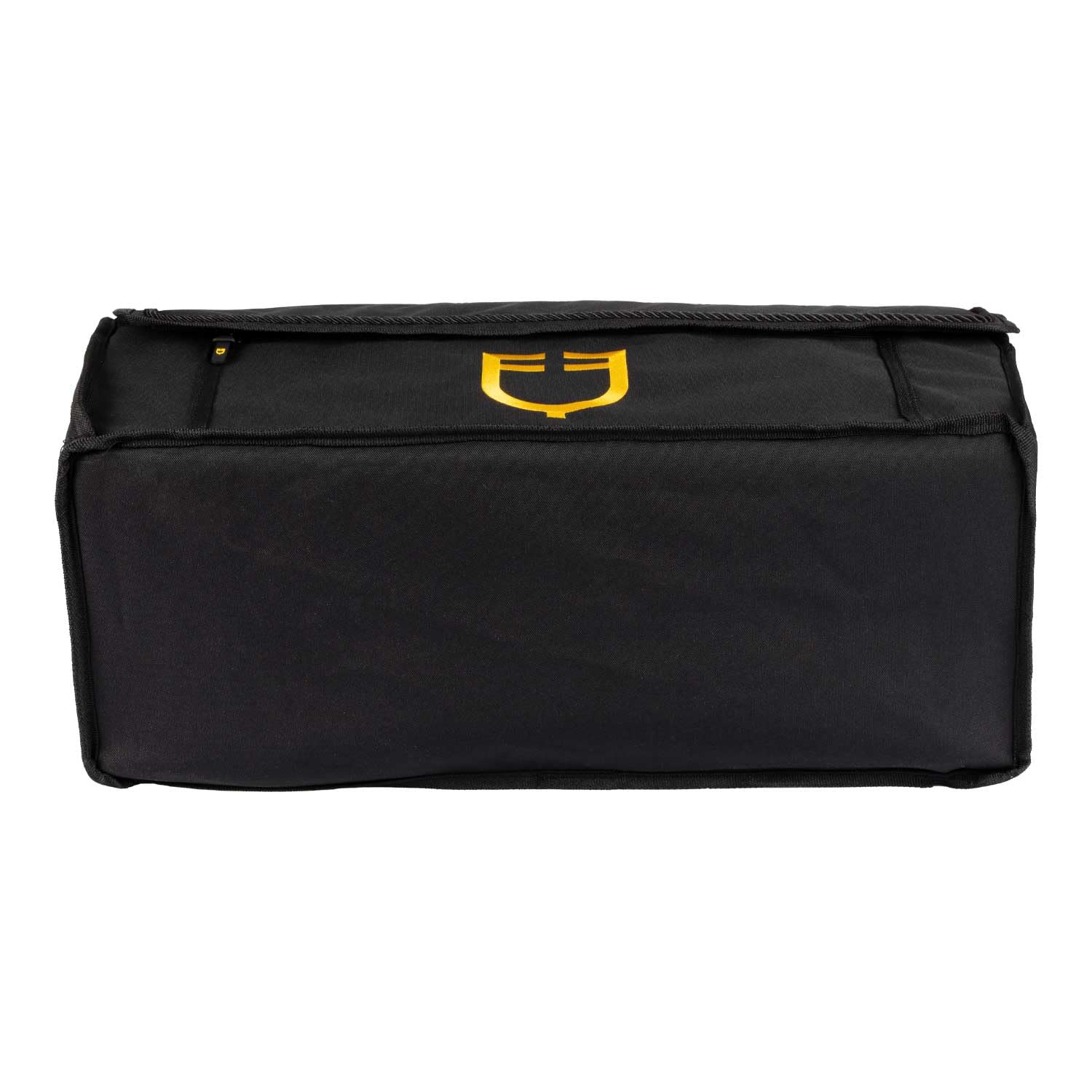 Borsa da Grooming con Barra di Supporto, Nera con Logo Giallo