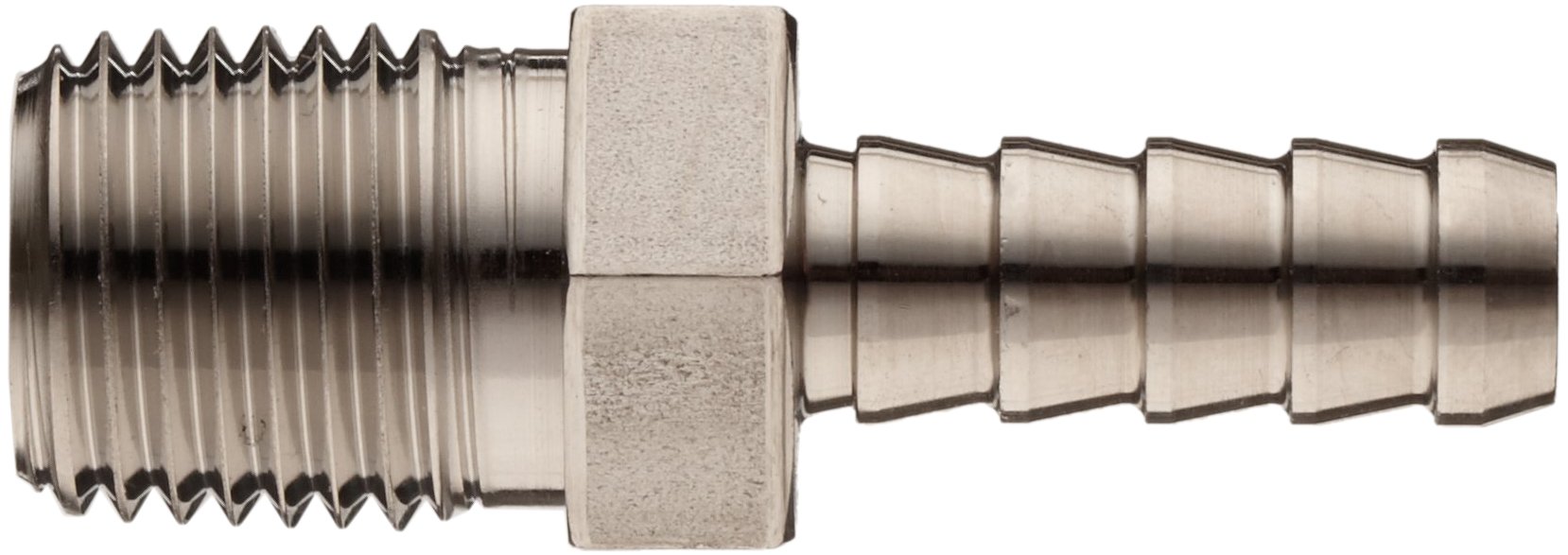 Fitting Metric M8 M8X1 Male to Barb Hose ID 1/4” or 6mm Brass Fuel Air Gas