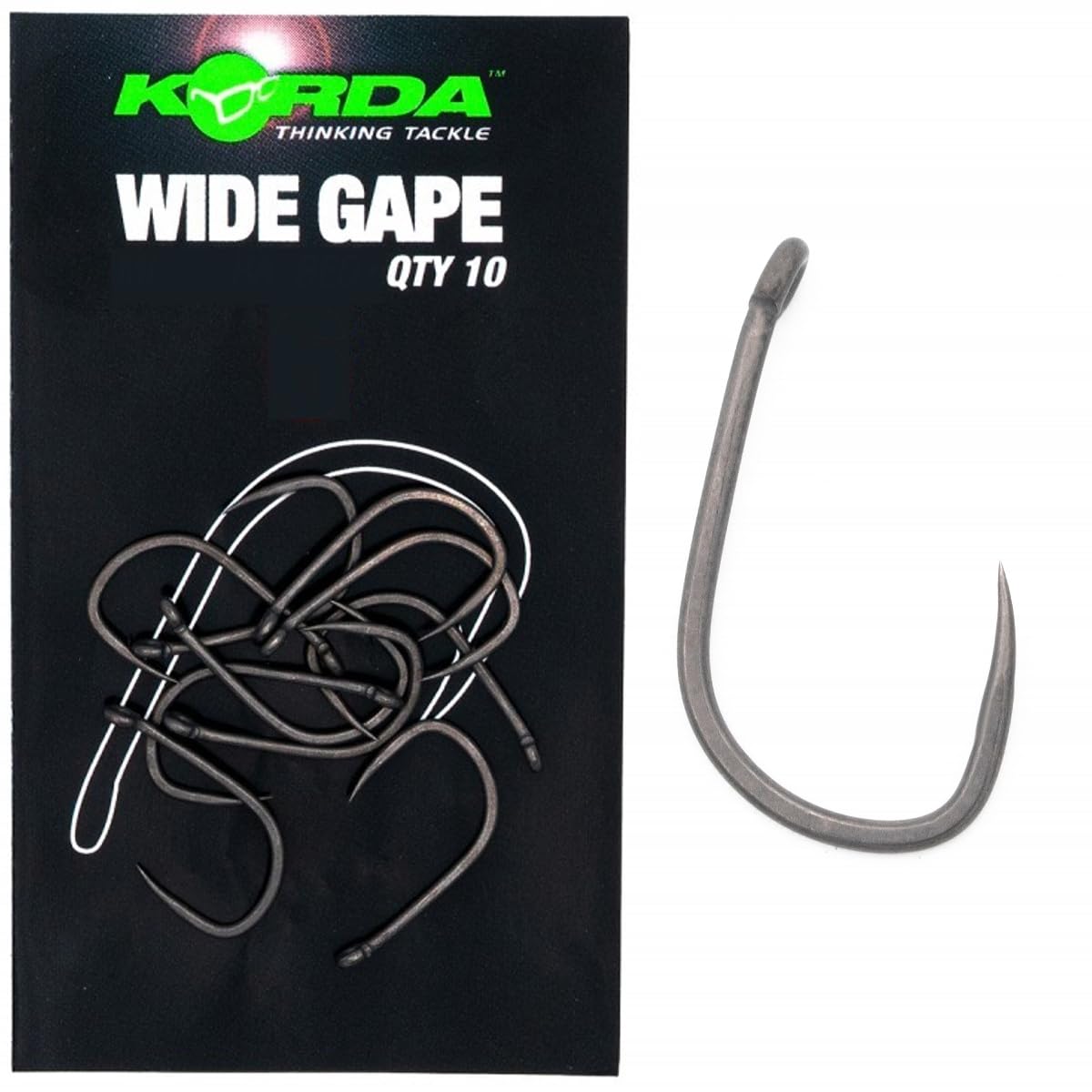 Korda Wide Gape Barbless - Size 8