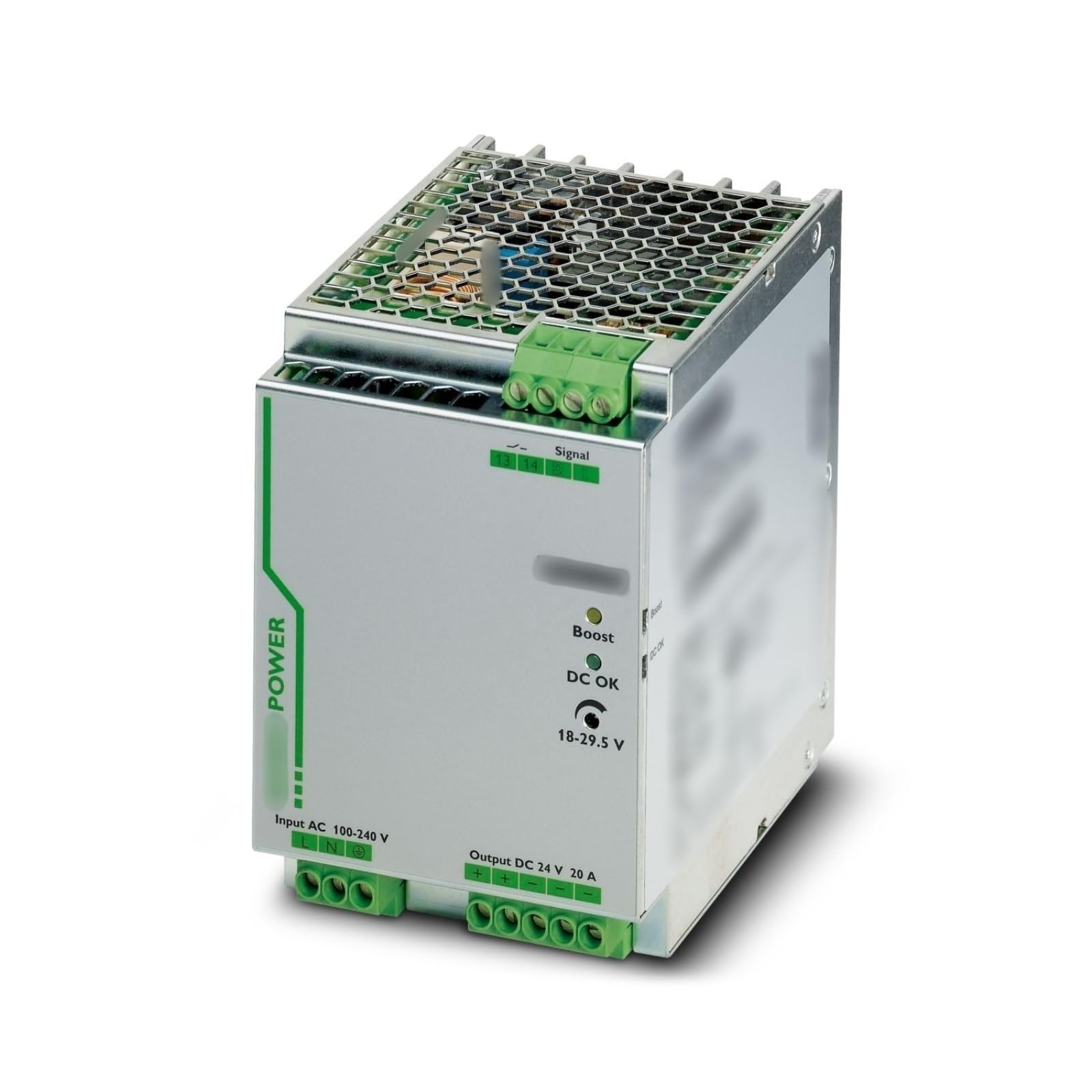 Hutschienen-Netzteil 2866776 Eingang: 1-phasig Ausgang: 24 V DC / 20 A