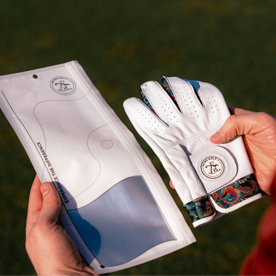 Herren-Golfhandschuhe für Rechtshänder, hochwertiges Cabretta-Leder, für Linkshänder, Stil, Leistung und immenser Komfort, 1 x Golfhandschuh