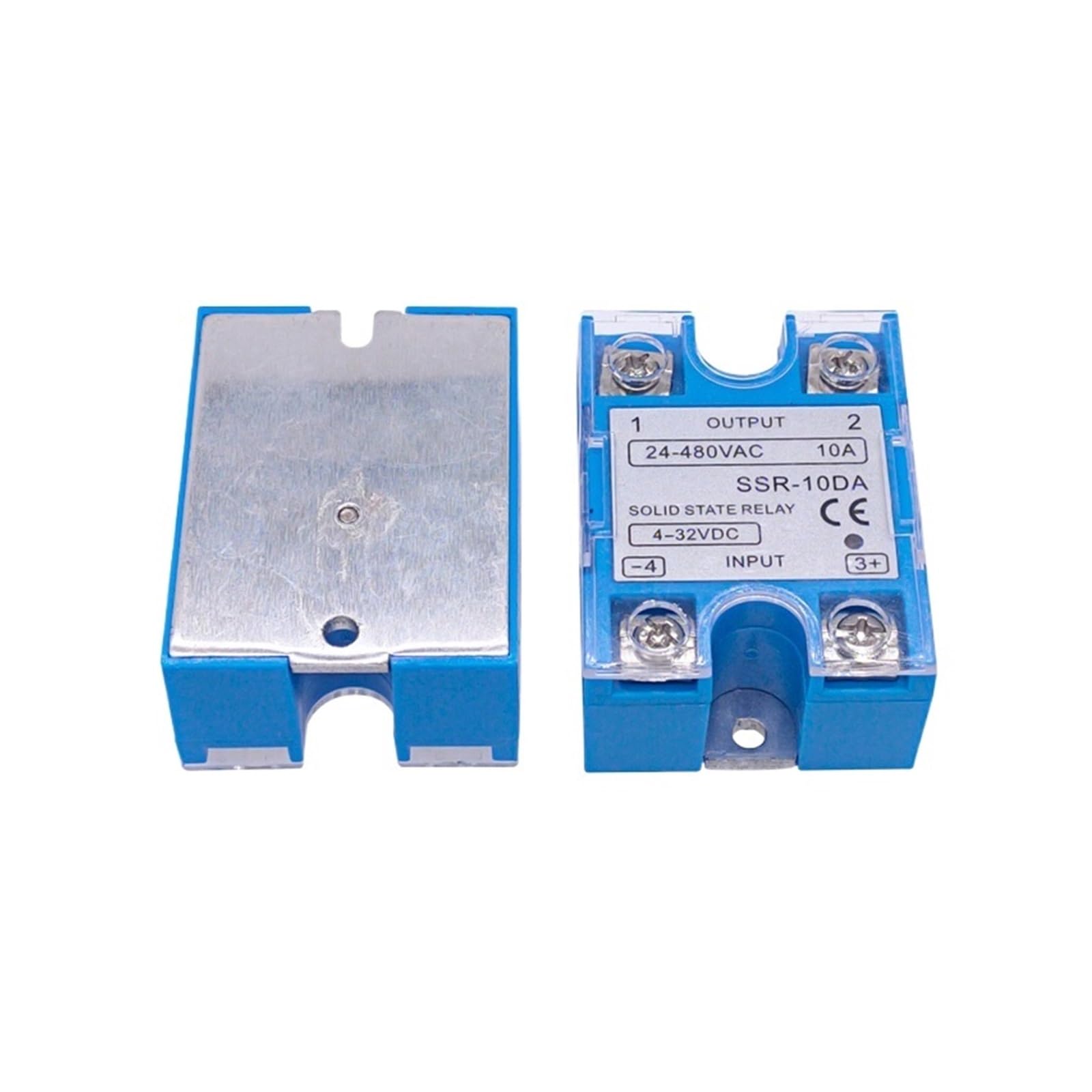 BALYDLUL 1 Pc SSR Shell Single Phase Solid State Relay Module(25DD Blue)