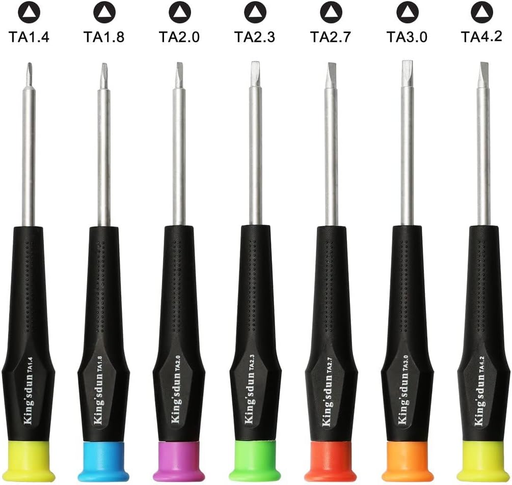 Fixinus 8 Piece Triangle Head Screwdriver Set For Electronic Toys, Magnetic Triangle Screws Driver Tool Kit For Thomas McDonald's Toy Series Repair Battery Disassemble - Toys Triangle Driver Set