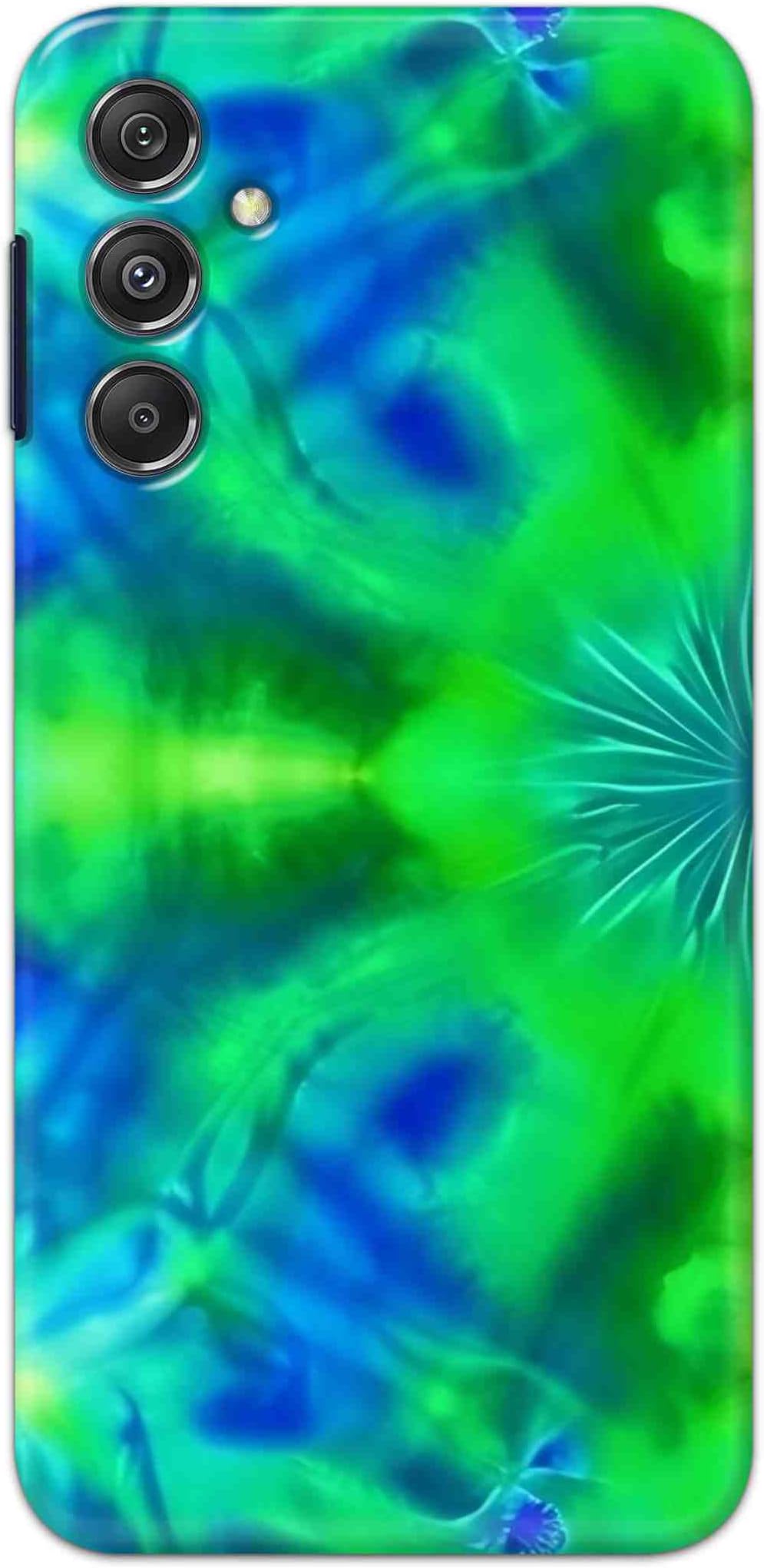 NDCOM for Samsung Galaxy M34 5G Back Cover Hard Case Tangled Tones Abstract Tie-Dye Printed