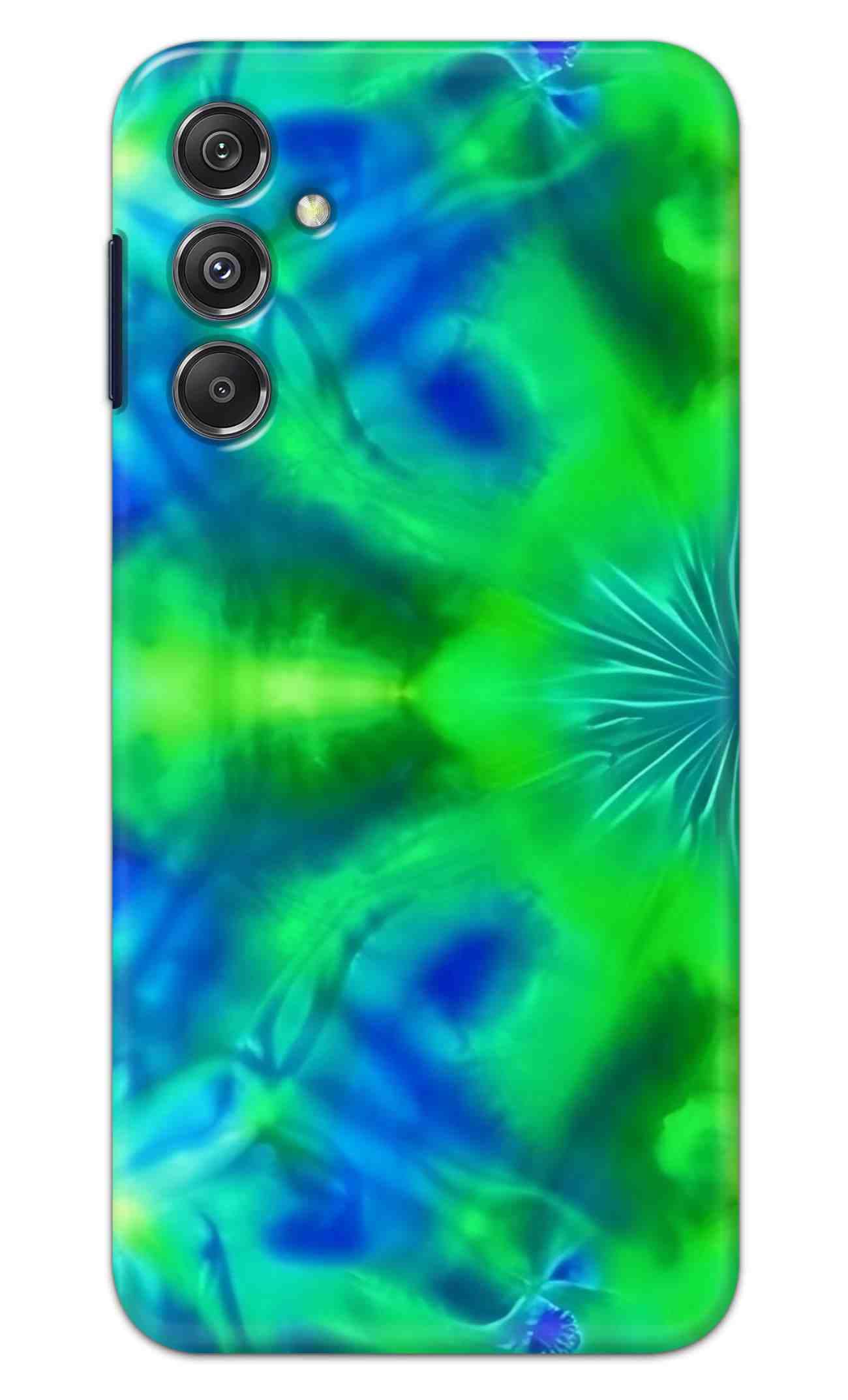 NDCOM for Samsung Galaxy M34 5G Back Cover Hard Case Tangled Tones Abstract Tie-Dye Printed