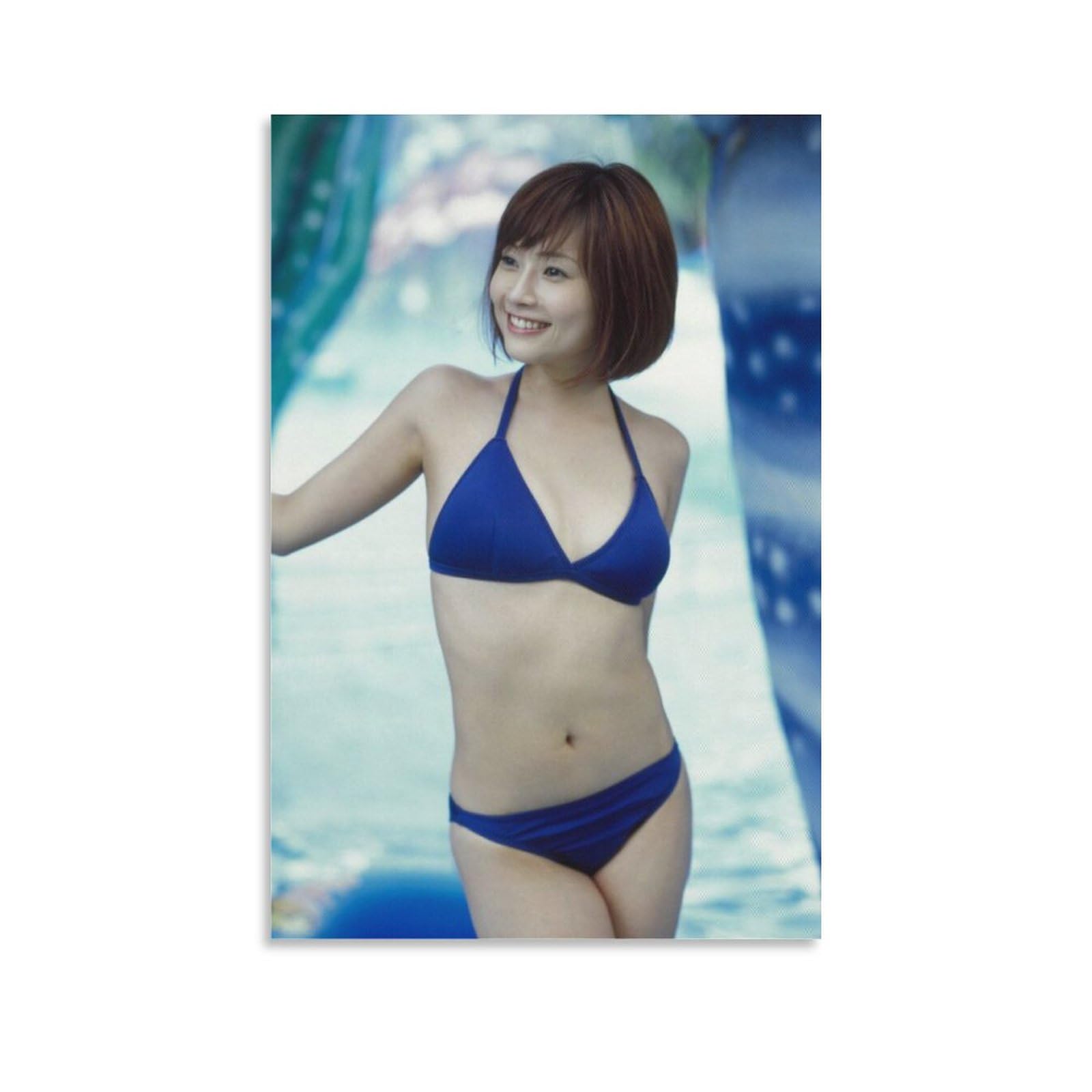 Amazon.co.jp: 安倍なつみ写真ビキニ下着絵画ポスター プリント 