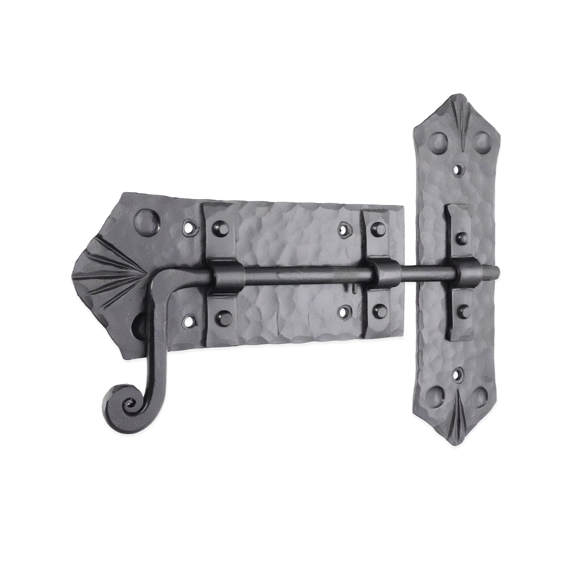 Cerradura de cierre de hierro forjado para baúl antiguo cofre manta caja de cocina armario puerta mano forja metal decoración del hogar accesorios