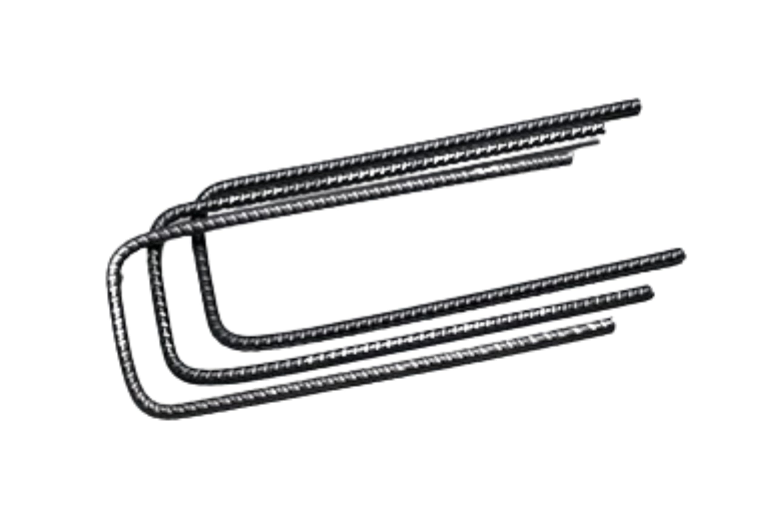 H:100mm S:200mm 10er Ø8 mm U-Bügel Baustahl Steckbügel Betonstahl Bügel Bewehrungsstahl für Ihre Bauvorhaben